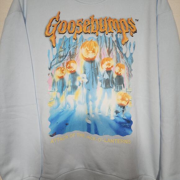 Goosebump Jack-O-Lantern sweatshirt women's Large - Picture 4 of 6